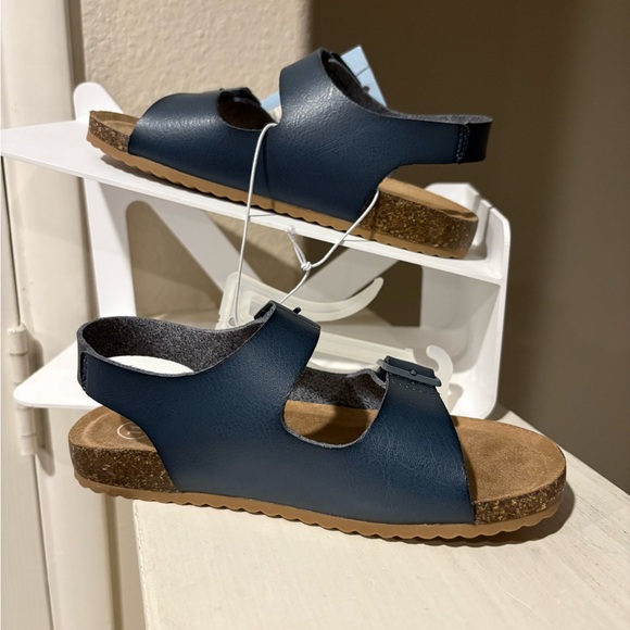 Cat and Jack Kids Navy Blue Reagan Hook and Loop Sandals Size 11 Toddler NWT - Picture 2 of 6